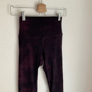 Lululemon High Rise Tie Dye Leggings